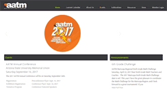 Desktop Screenshot of aatm.org